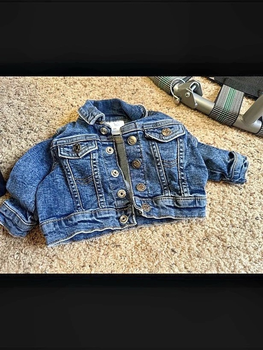 Kids Denim Jacket in Blue Like New